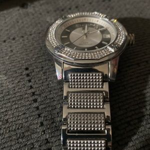Men’s watch with 246 crystals.